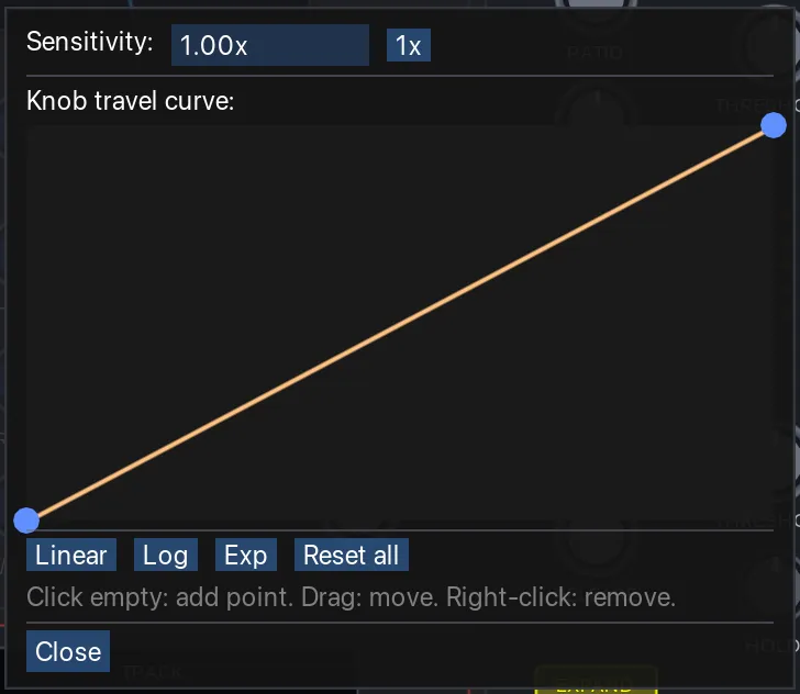 The Advanced popup